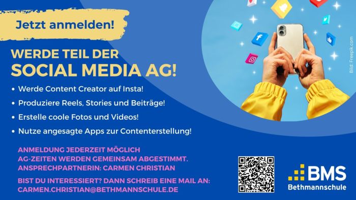 Werden Sie Teil der Social Media AG!