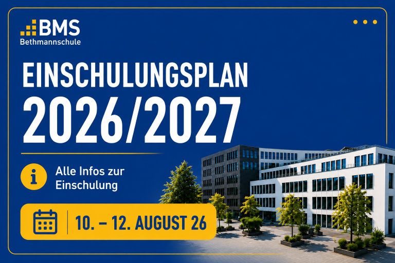 Einschulungsplan 2026/2027