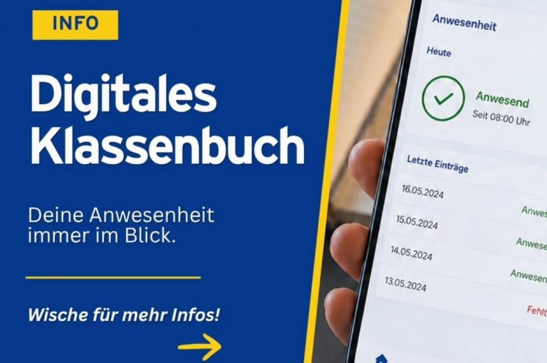 Klassenbücher an der Bethmannschule jetzt vollständig digital