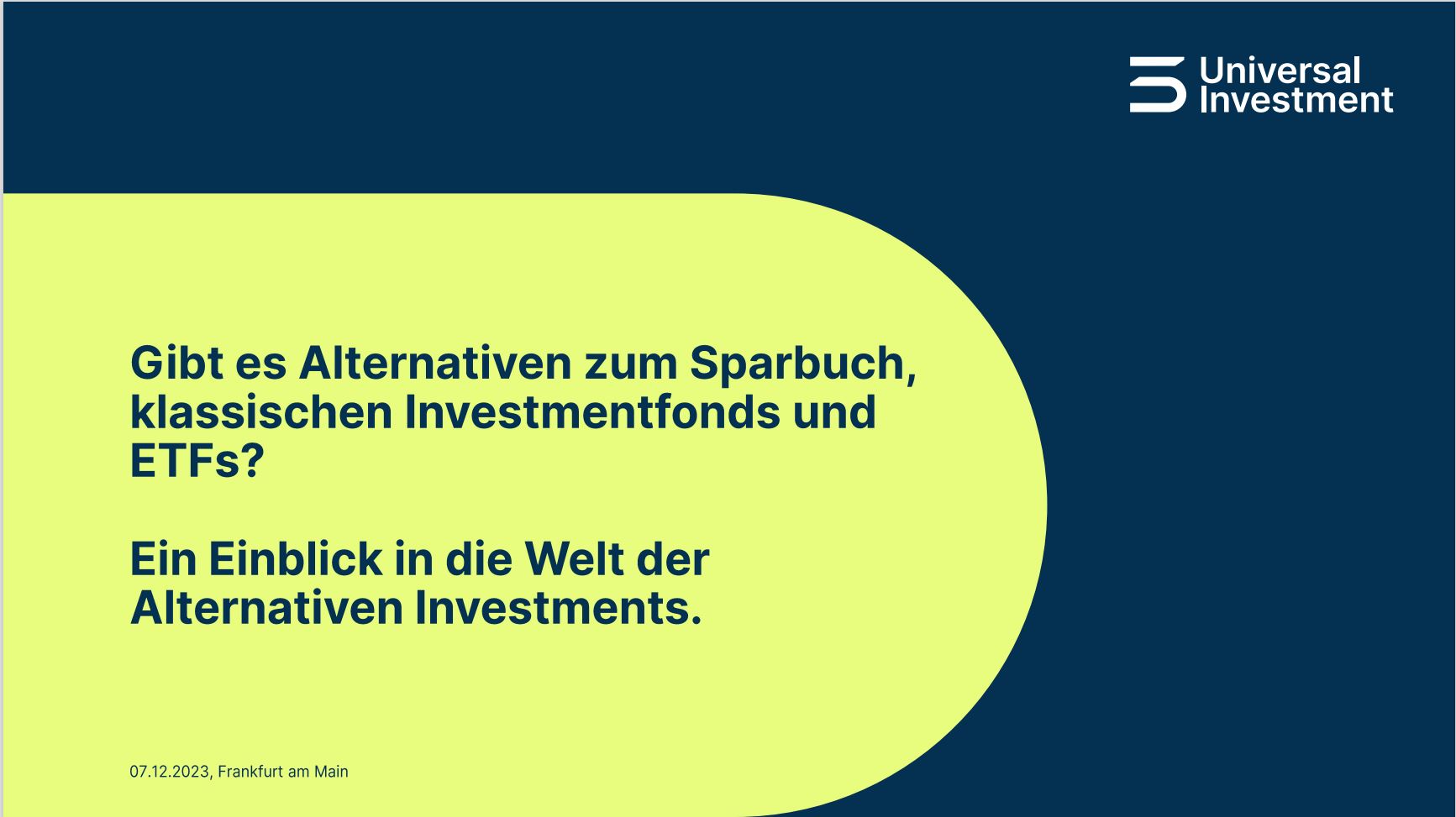 Alternative Investments