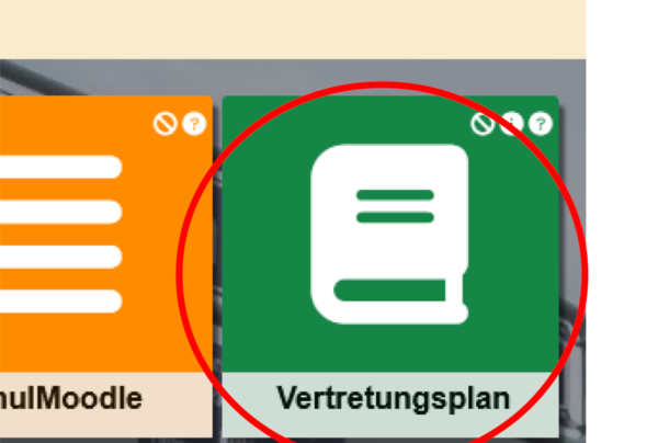 Vertretungspläne jetzt über unser SchulMoodle