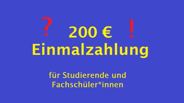 200 EURO Einmalzahlung