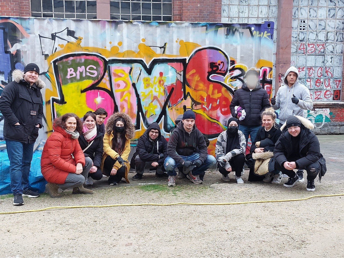 Streetart hautnah – Die Bethmannschule ist bunt