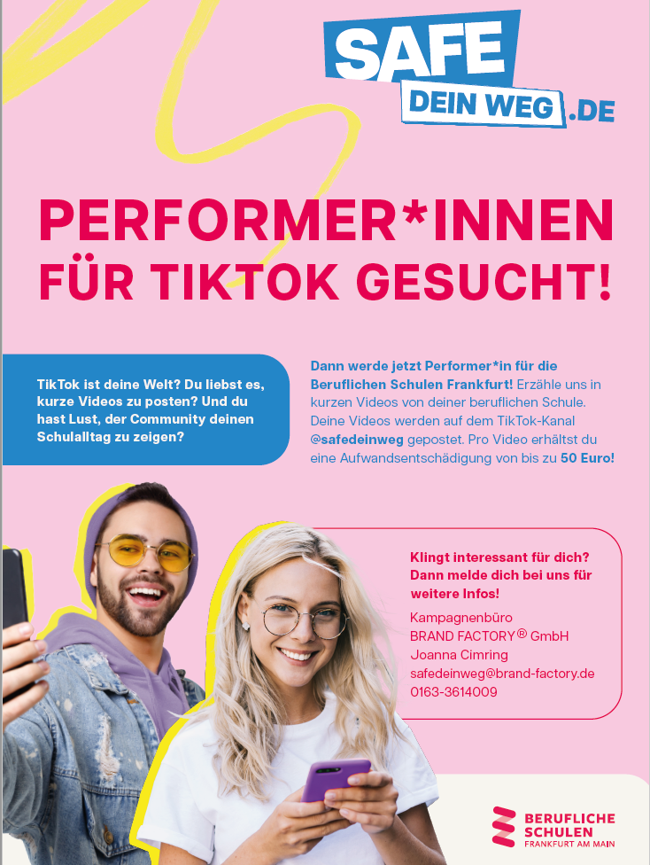 TIKTOK Performer*innen gesucht